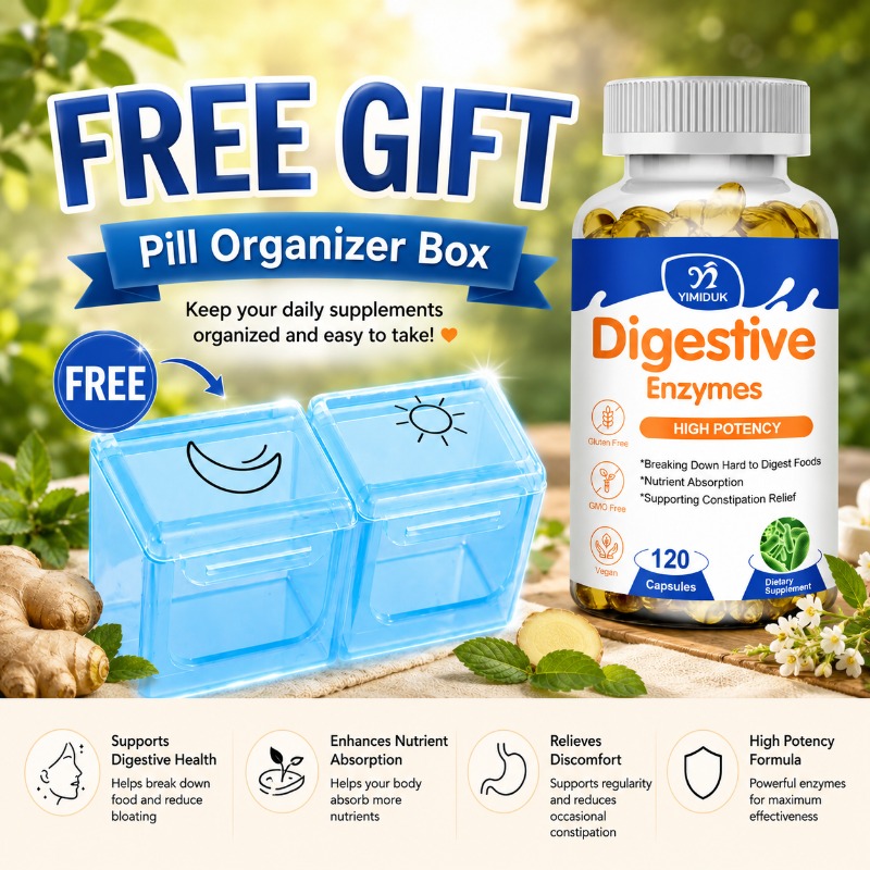 Organic Digestive Enzymes Caps – обзор и цена Digestive Enzyme Blend