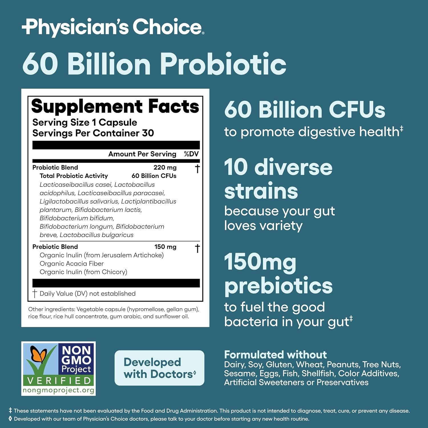 Probiotics 60 Billion CFU - Mu – обзор и цена Digestive Enzyme Blend