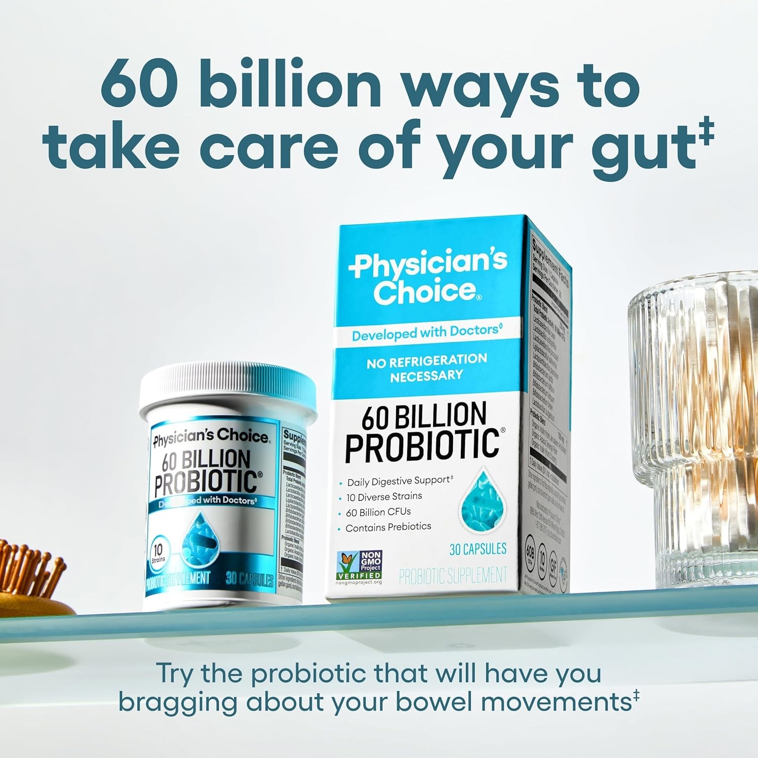 Probiotics 60 Billion CFU - Mu – обзор и цена Digestive Enzyme Blend