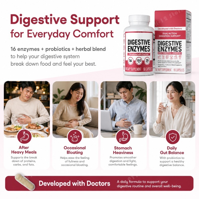 Digestive Enzymes Supplement 6 – обзор и цена Digestive Enzyme Blend