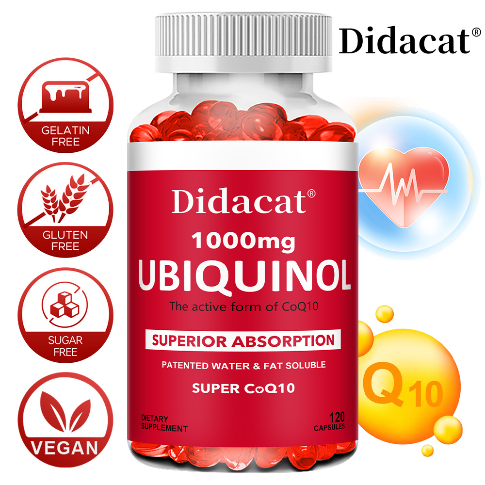 Ubiquinol CoQ10 Vegetable Soft – обзор и цена Coq10 Ubiquinol Softgel