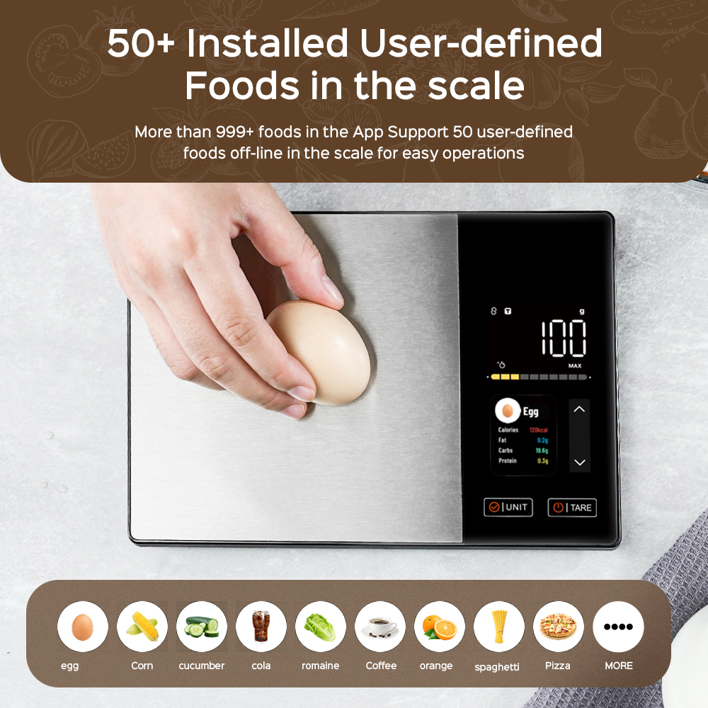Smart Kitchen Scale with APP F – обзор и цена Fitness Nutrition Diet